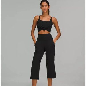 NWT Lululemon Align™ Super High Rise Wide Leg Crop 23" Black Yoga Pants